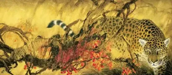 林涛·疏林秋晚