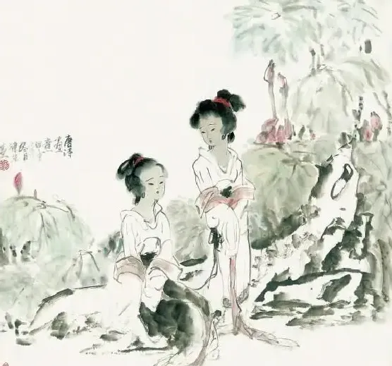 刘津朱·唐诗画意