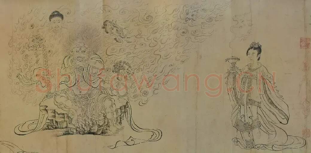 吴道子·送子天王图（局部）