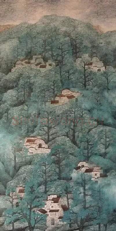 刘慧龙·山家茅屋翠微间