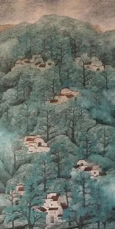 刘慧龙·山家茅屋翠微间