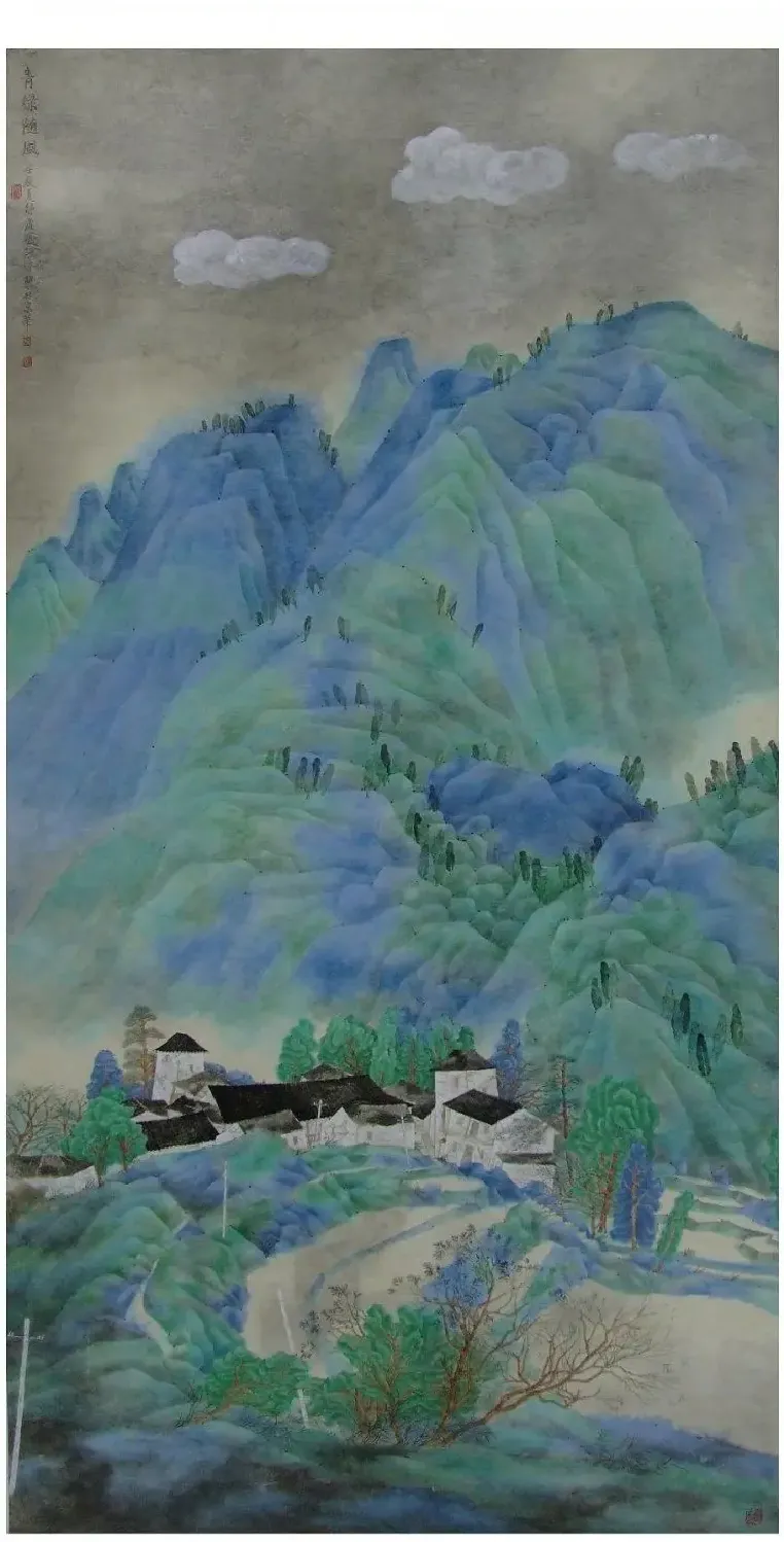 陈伟·青绿随风
