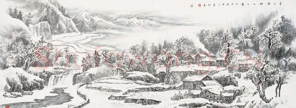 李树林·云山雪映几人家