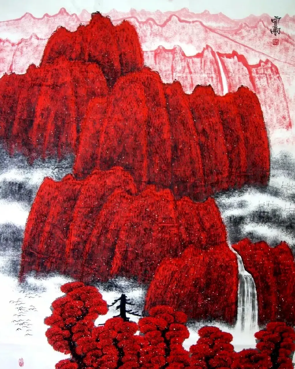 贾雨·看万山红遍(三)