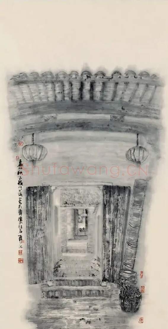 朱红·龙门纪游