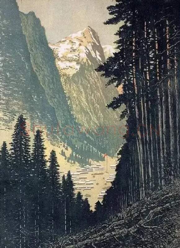 王琦·长白山的早上