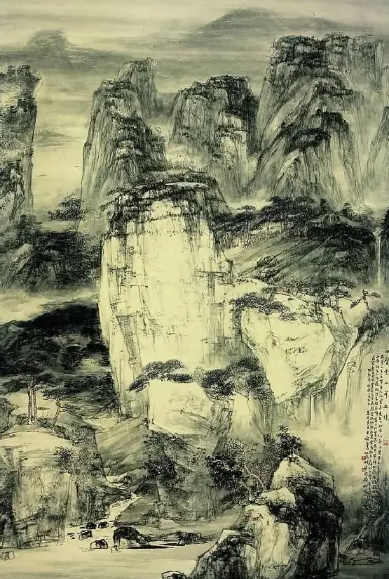 马顺先·四壁云山开画境
