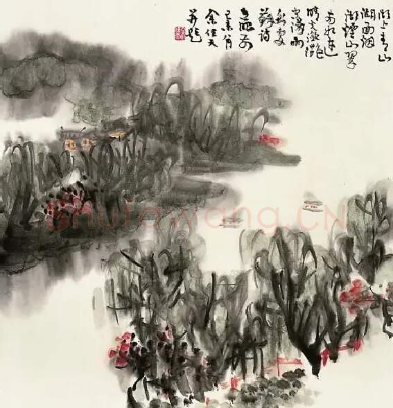 余任天·湖上春雨