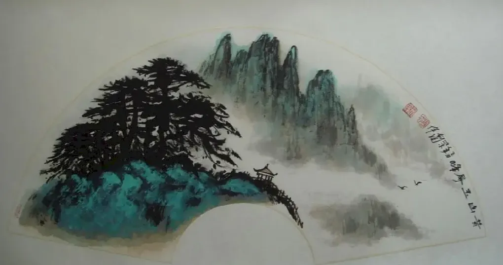 赵剑溪·扇面