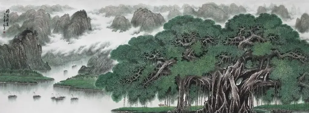 徐勤军·榕荫清夏