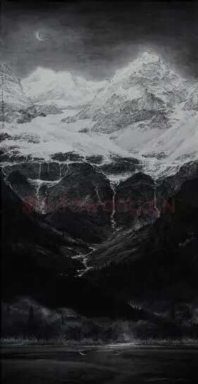 桂兆海·流淌的月光200×100cm