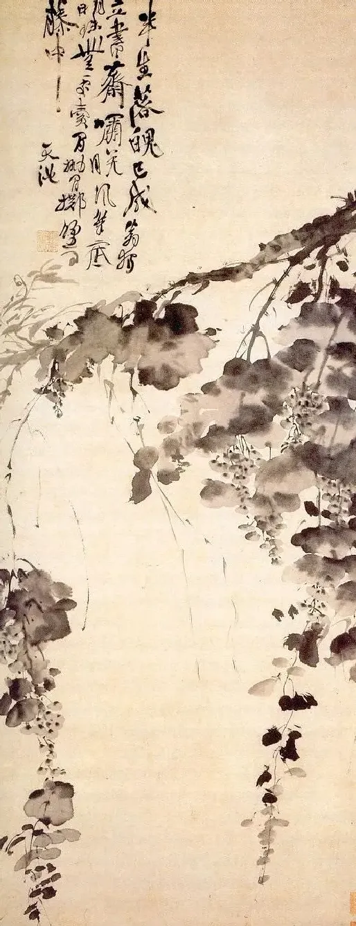 徐渭·墨葡萄图