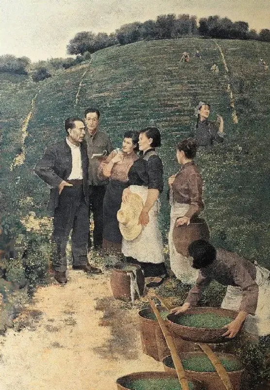 王羽天·周恩来五访梅家坞