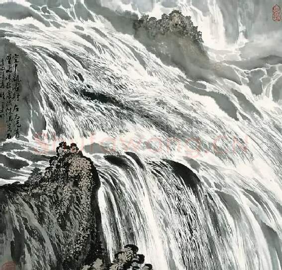 陆一飞·飞珠散霞流