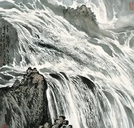 陆一飞·飞珠散霞流