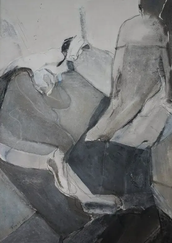 罗阳竹·人体.蓝调