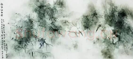 罗镜泉·微风细雨图