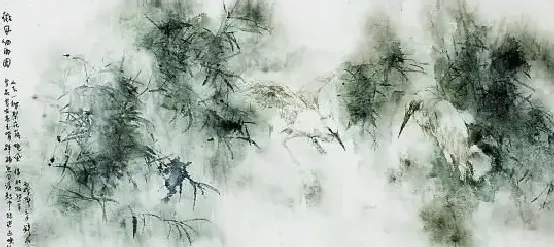 罗镜泉·微风细雨图