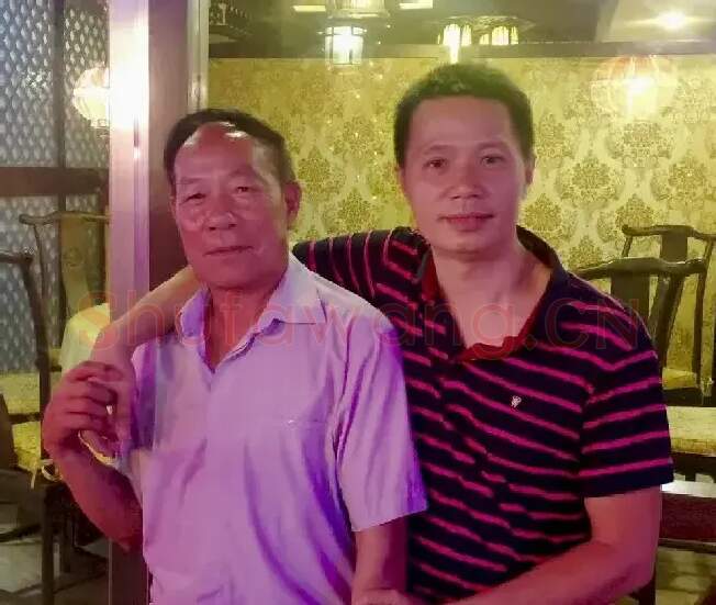 王文县·与吴壆 印章 书法家，合影留念