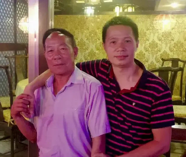 王文县·与吴壆 印章 书法家，合影留念
