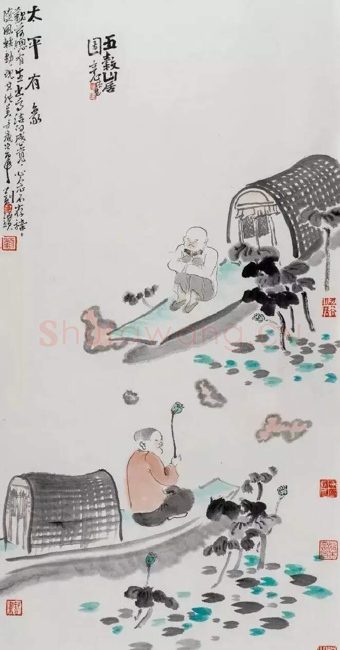 刘钻·观荷升高洁