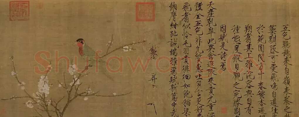 赵佶·五色鹦鹉图