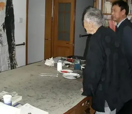 王开选·与恩师汤文选先生合影5