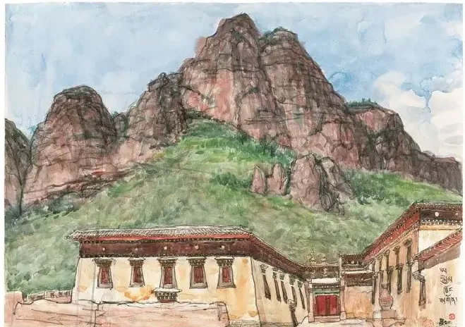 吴长江·拉加寺和神山