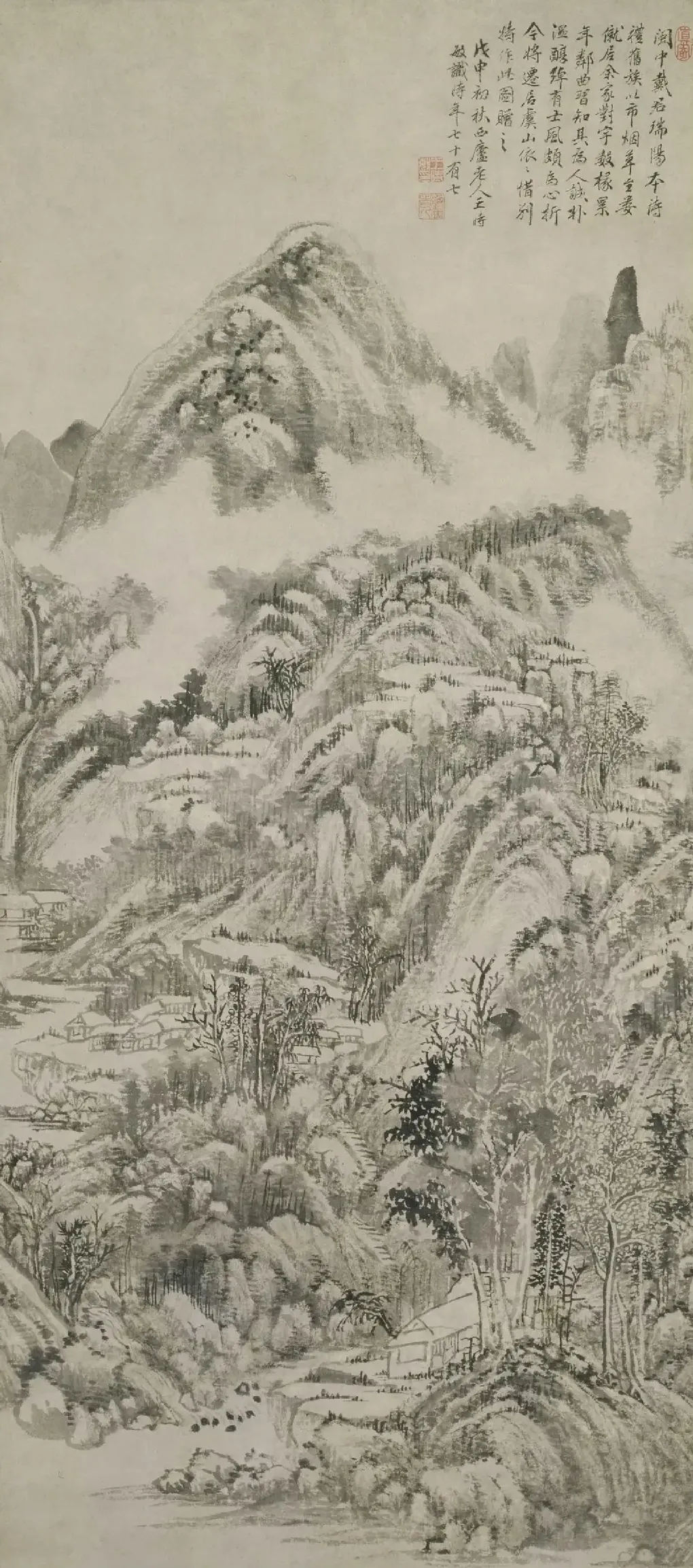 王时敏·虞山惜别图