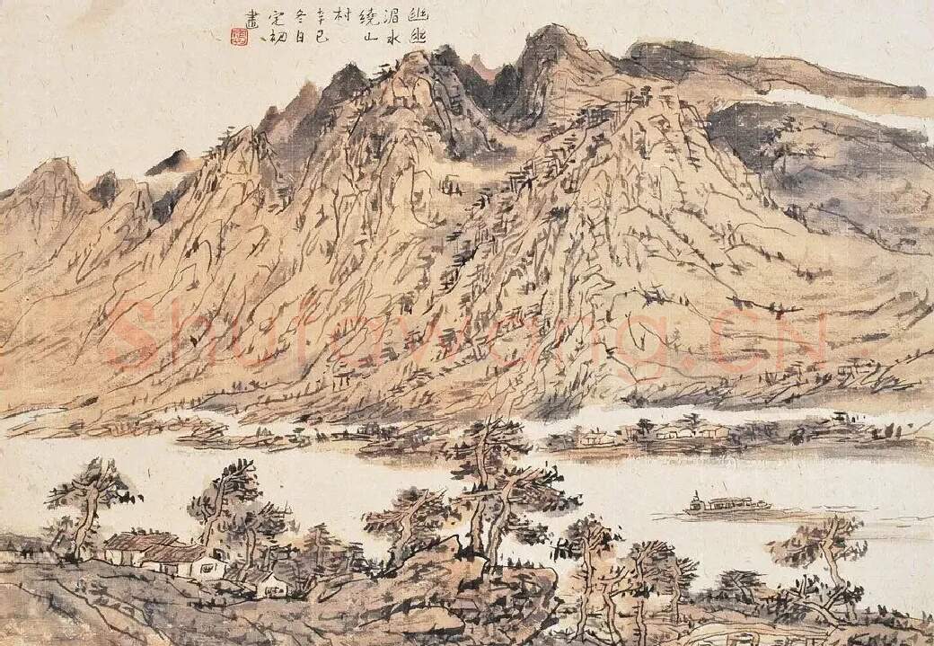 黄定初·幽幽湄水绕山村