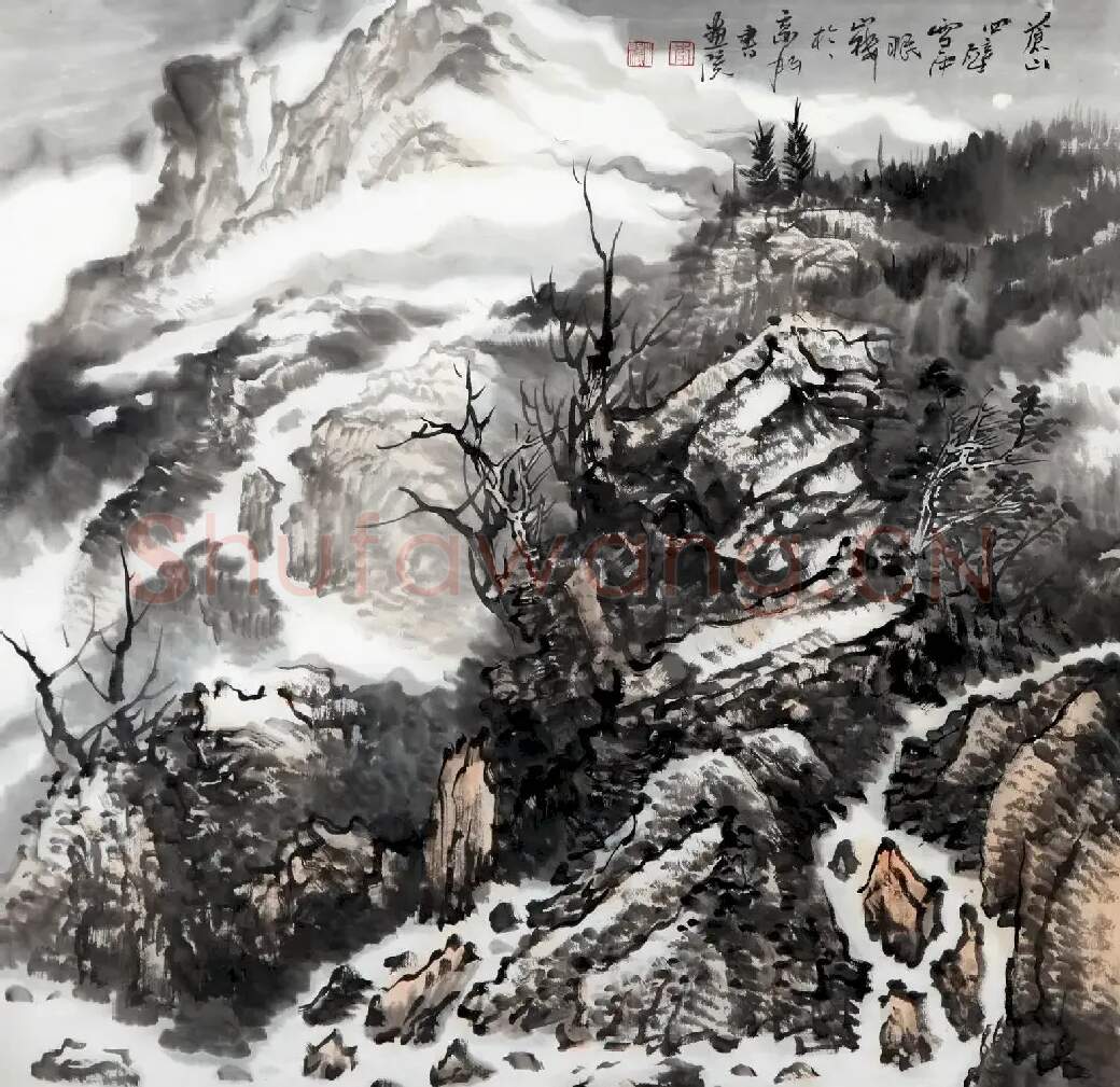 李山楼·苍山四壁雪中眠
