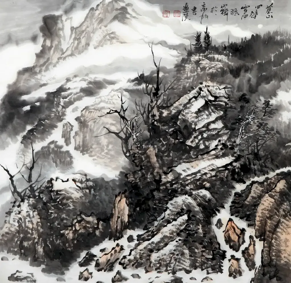 李山楼·苍山四壁雪中眠