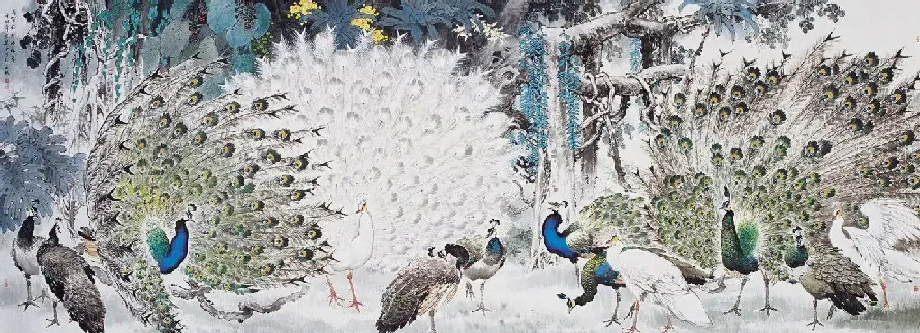 孙建东·屏开锦绣雨林春