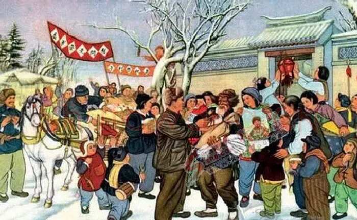 苗地·慰问伤员