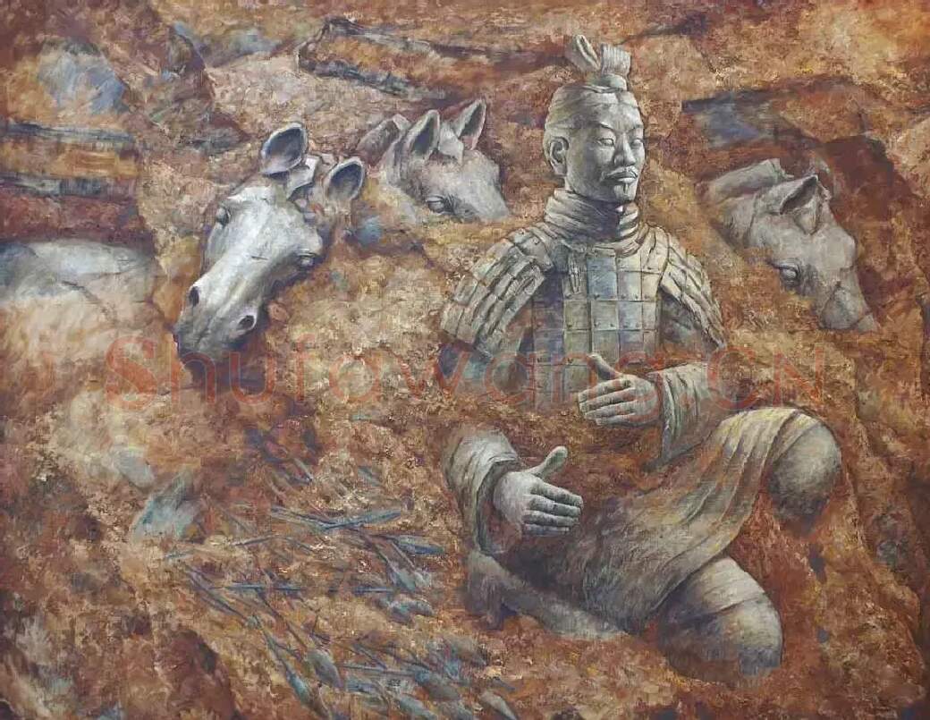 孙永印·跪射俑