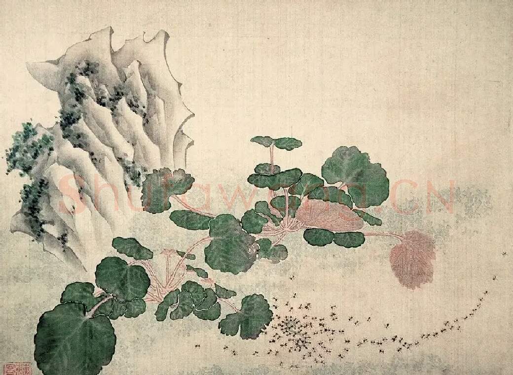 范金镛·《海棠百蚁》