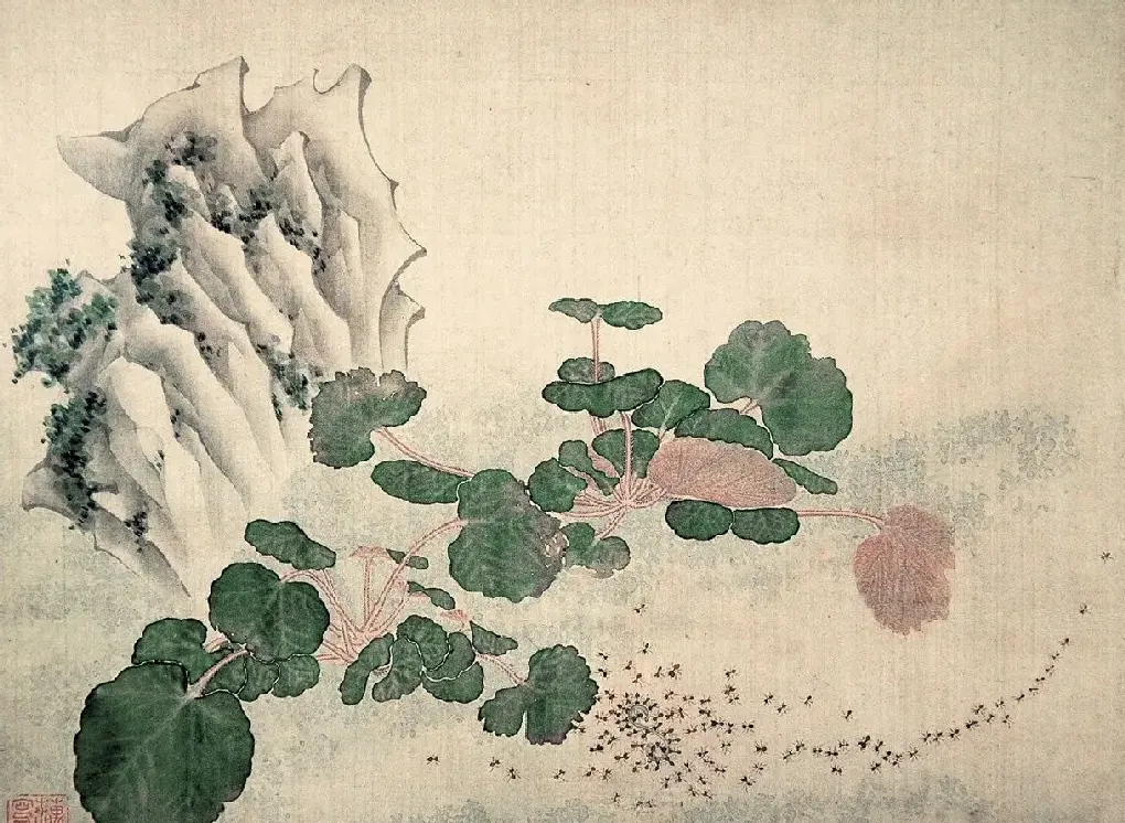 范金镛·《海棠百蚁》