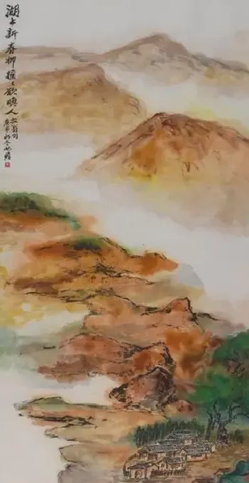 朱屺瞻·江南春色