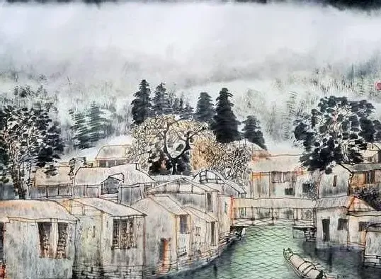 田一平·水乡小景