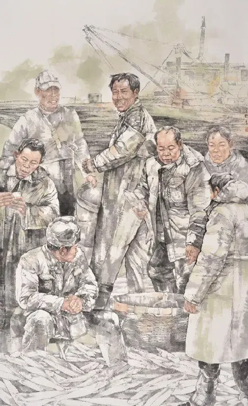 姜艳·《渔归》