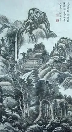 谢凤岗·谢凤岗山水作品001