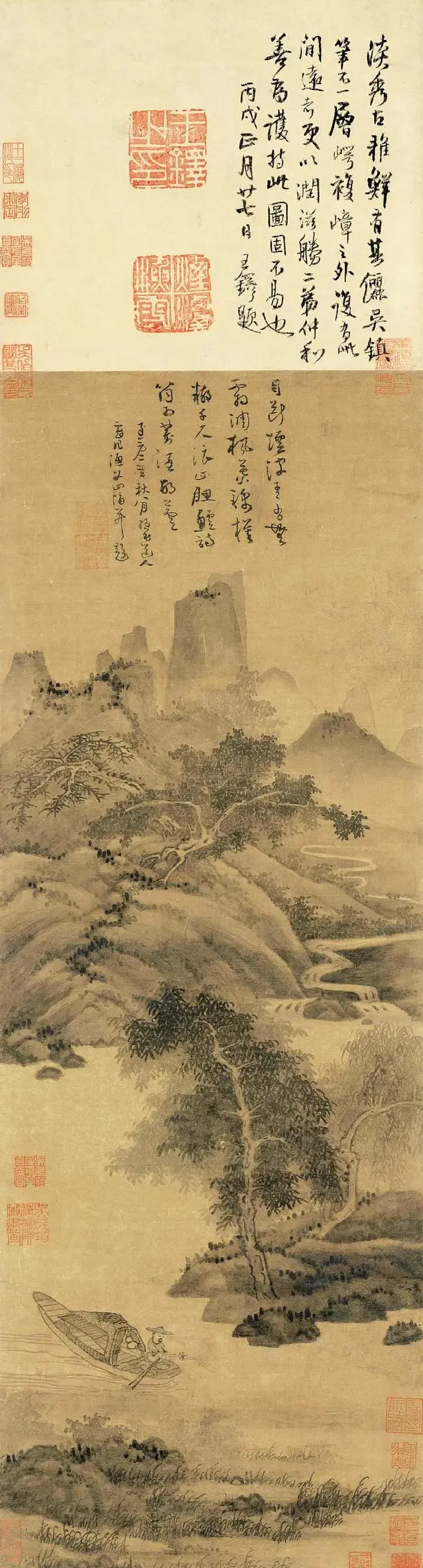 吴镇·渔父图