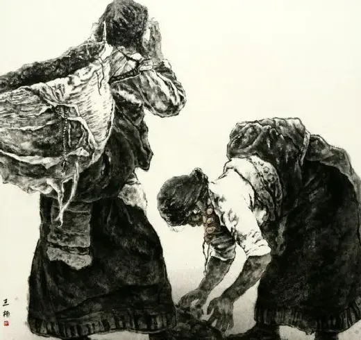 王杨·作品《藏女》.