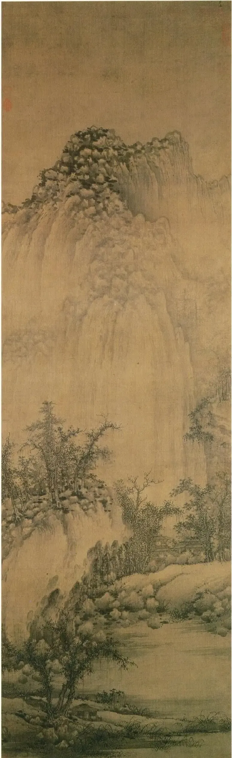 巨然·溪山兰若图