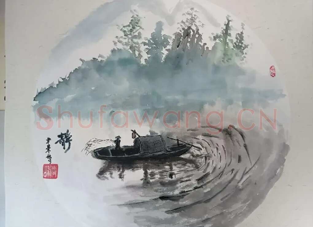 石青峰·《静夜捕图》