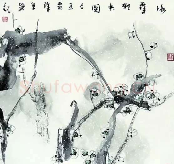 刘秉贤·冰雪凝香图