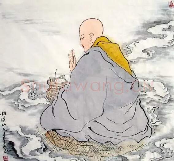 朱跃灯·罗汉图之二