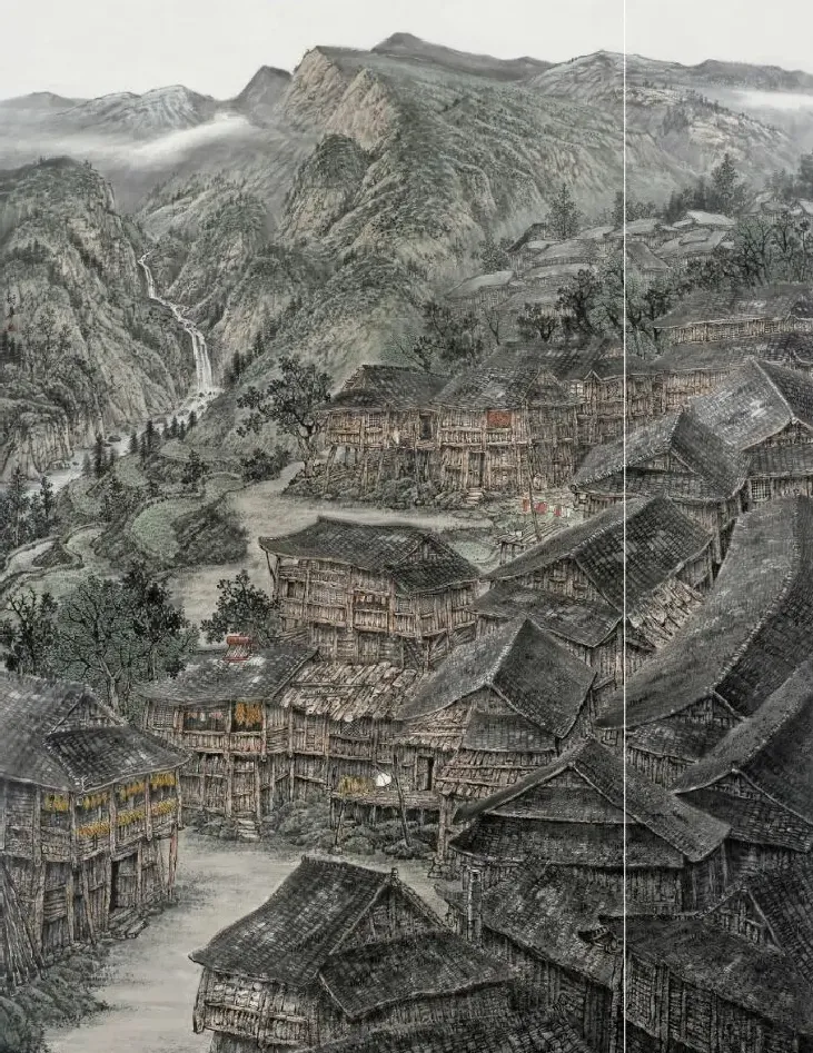 方树华·《苗寨清幽》