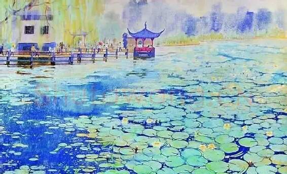 潘长臻·西湖六月中