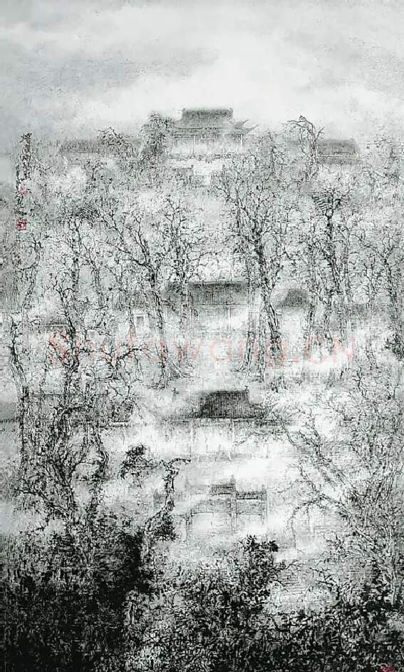 田林海·烟雨南孔庙